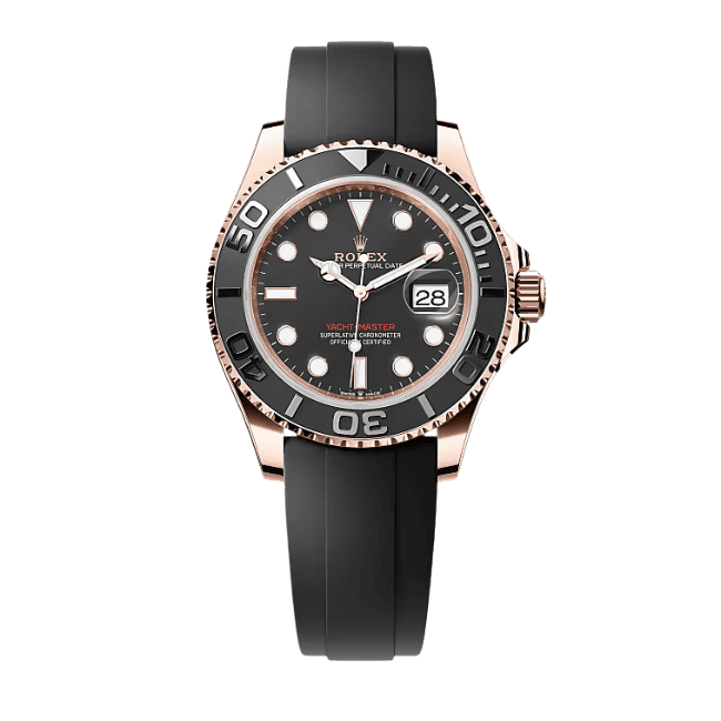 Rolex Yacht-Master 126655-0002 Rose Gold Black Dial 40mm – 12A 1:1 Super Clone Watch