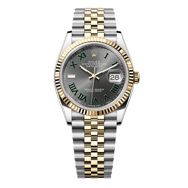 Rolex Datejust M126233-0035 36mm Wimbledon Demi Yellow Gold – 12A 1:1 Super Clone Watch