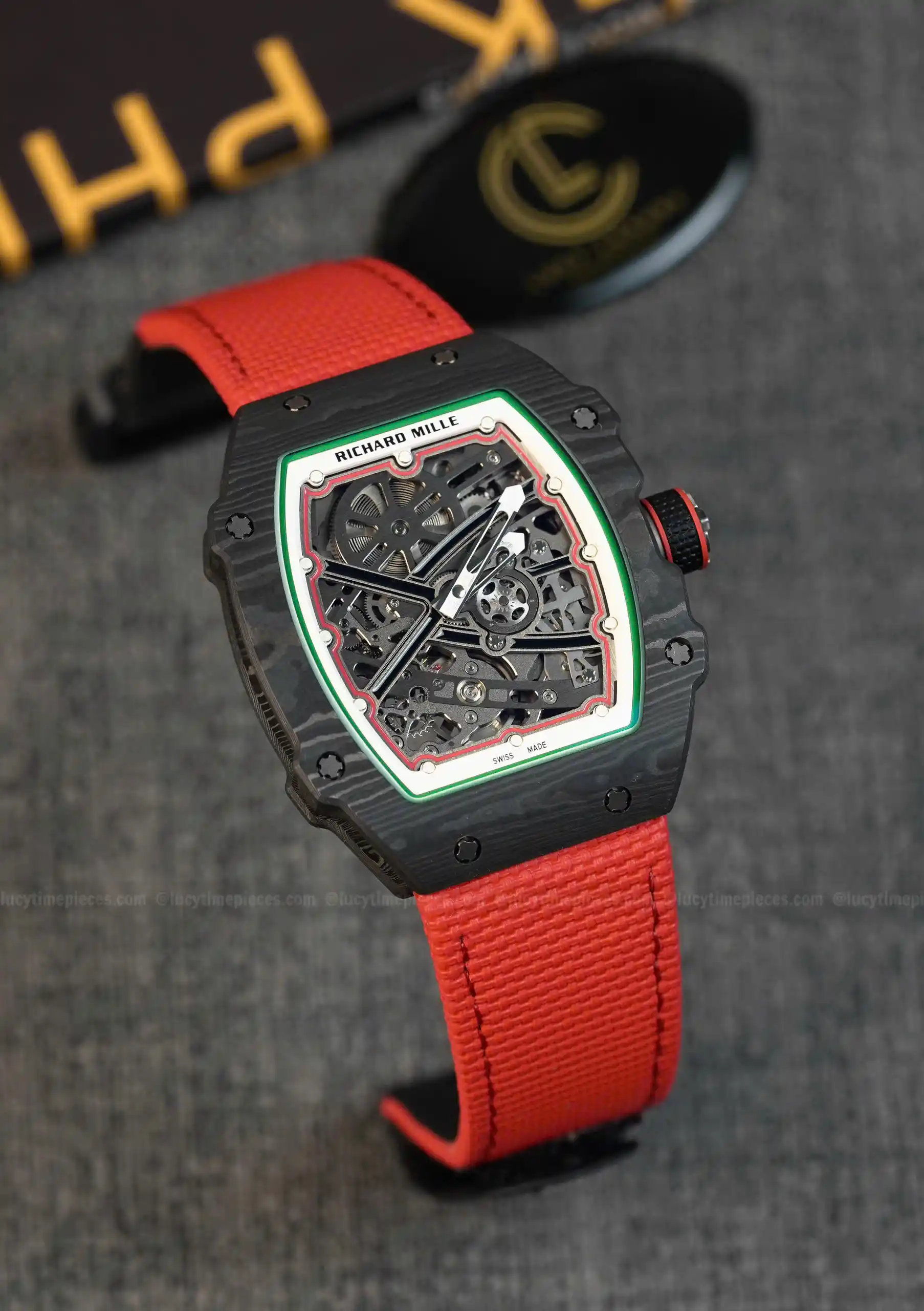 Richard Mille RM67-02 Italy Black Carbon TPT Italy Custom Modify – Handcrafted Version