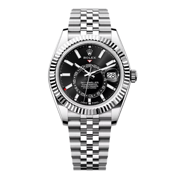 Rolex Sky-Dweller White Gold 336934-0008 42mm Black Dial – 12A 1:1 Super Clone Watch