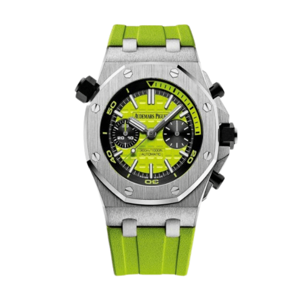 Audemars Piguet Royal Oak Offshore Diver Chronograph in Green 26703ST 42mm – 12A 1:1 Super Clone Watch