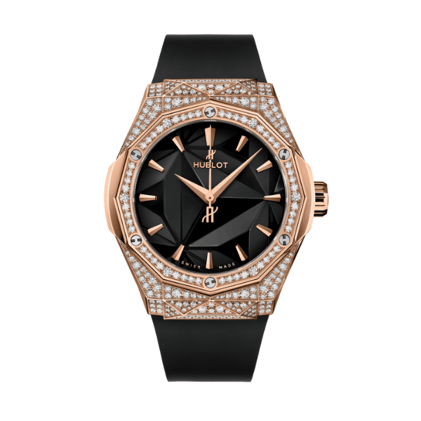 Hublot Classic Fusion Orlinski King Gold 550.OS.1800.RX.1604.ORL19 Zicron Pave 40mm – 12A 1:1 Super Clone Watch
