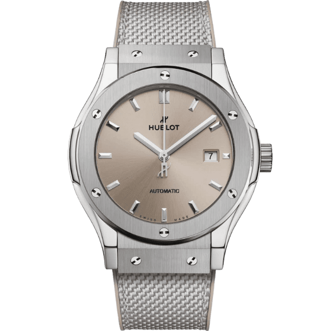 Hublot Classic Fusion 42mm Sundunt Dial Titanium – 12A 1:1 Super Clone Watch