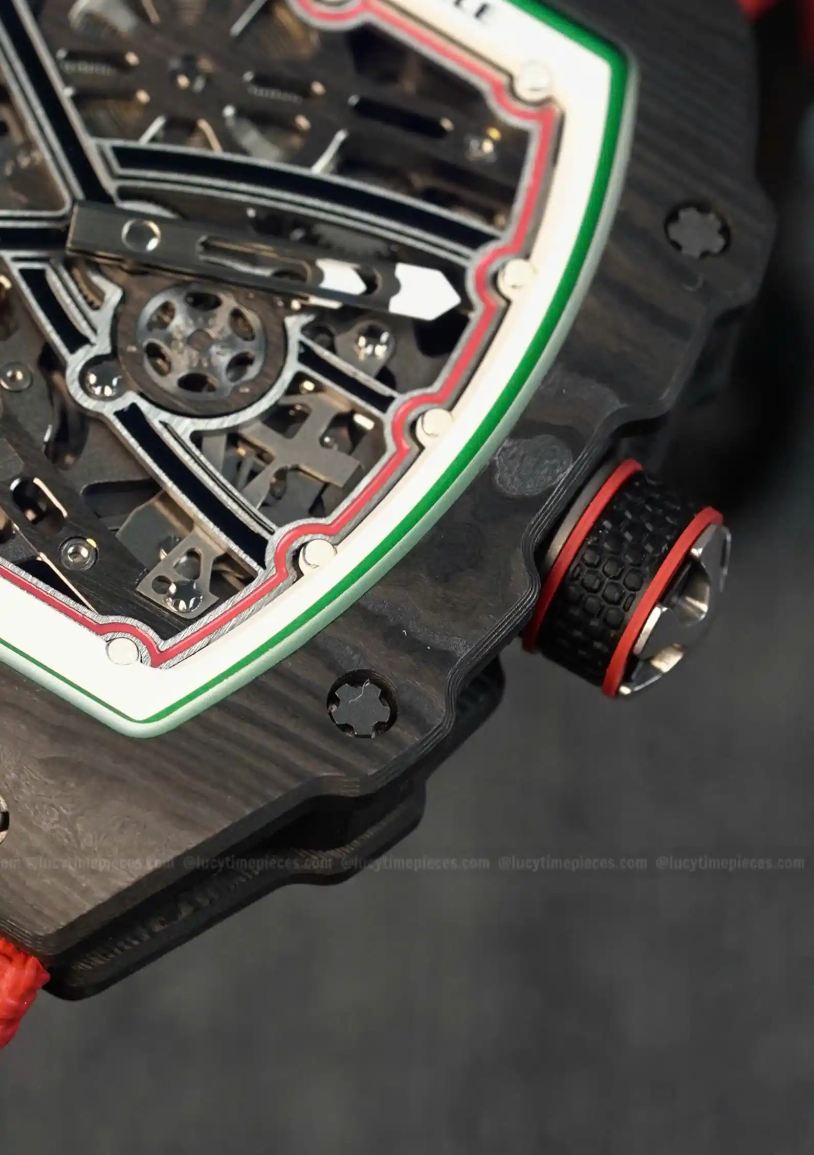 Richard Mille RM67-02 Italy Black Carbon TPT Italy Custom Modify – Handcrafted Version