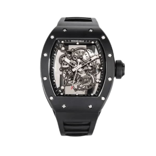 Richard Mille RM055 Manual Winding Bubba Watson 42mm Black Ceramic – 12A 1:1 Super Clone Watch