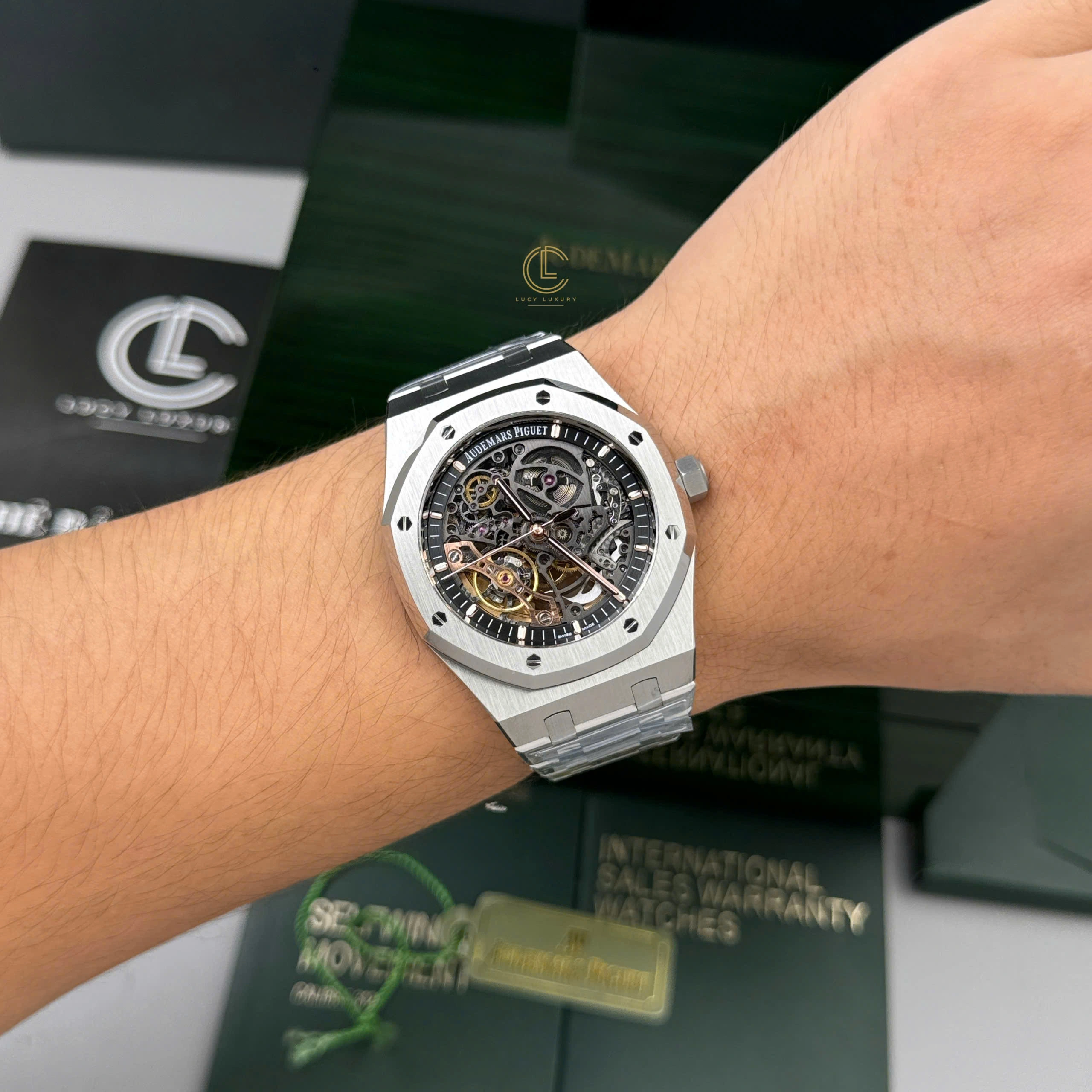 Audemars Piguet Royal Oak 15407ST.OO 41mm Skeleton Dial Steel V3 2026 Base – 12A 1:1 Super Clone Watch