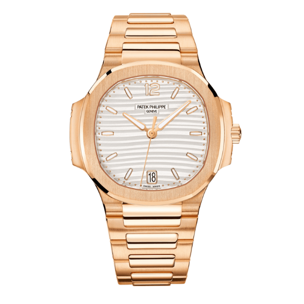 Patek Philippe Nautilus 7118/1R-001 35.2mm White Dial Rose Gold – 12A 1:1 Super Clone Watch
