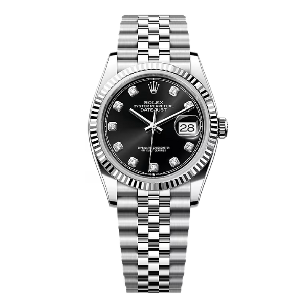 Rolex Datejust 36mm Silver Black Dial 126234 – VIP Version