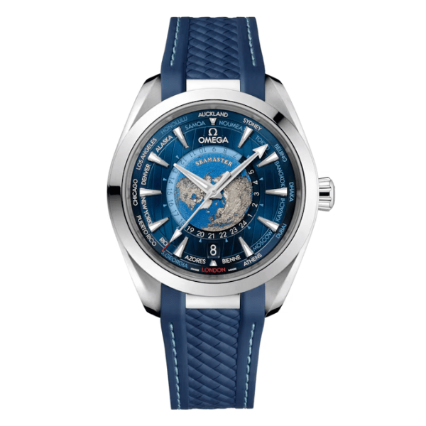 Omega Seamaster Aqua Terra Worldtimer 43mm Blue Dial – 12A 1:1 Super Clone Watch