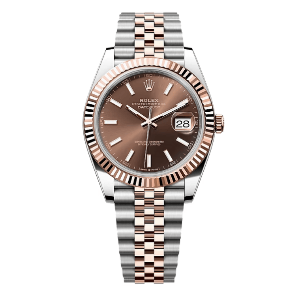 Rolex Datejust M126331-0002 41mm Chocolate Dial Rose Gold Steel – 12A 1:1 Super Clone Watch