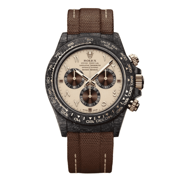 Rolex Daytona DIW Cacbon “DESERT EAGLE ARABIC” 40mm – 12A 1:1 Super Clone Watch