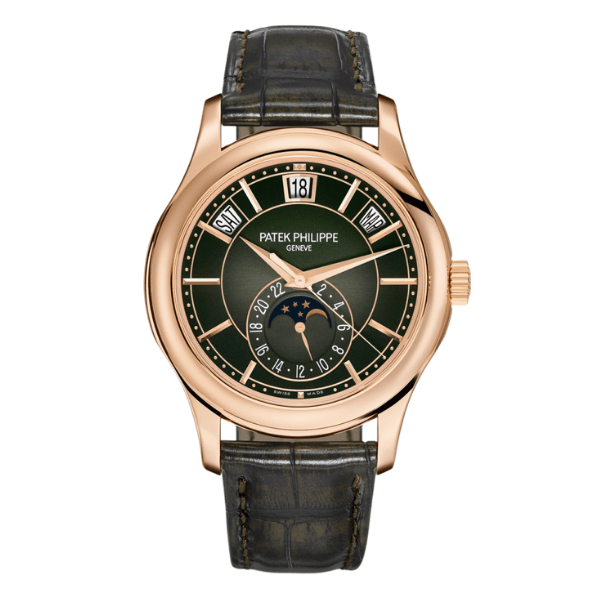 Patek Philippe Complications 5205R-011 40mm Green Dial Rose Gold – 12A 1:1 Super Clone Watch