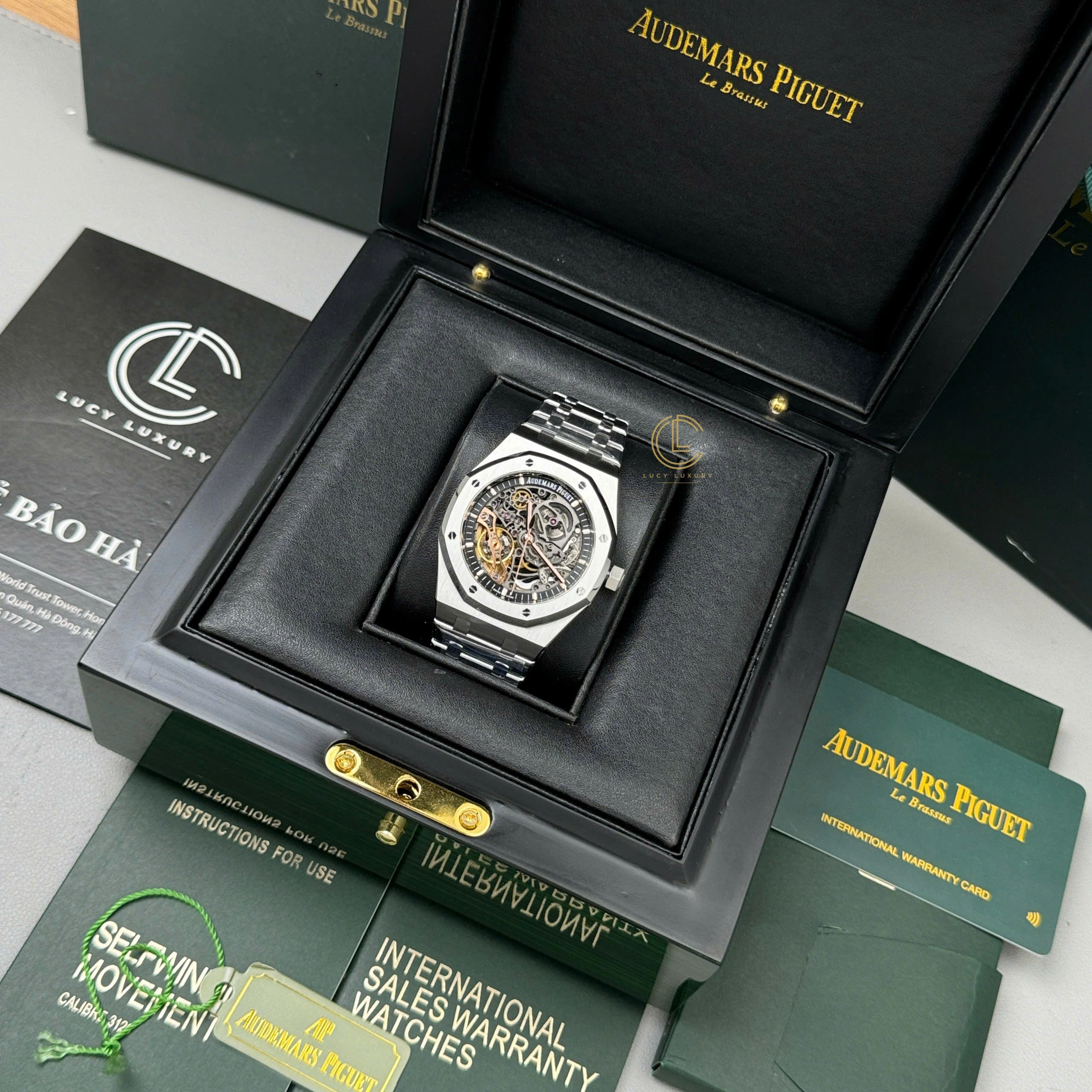 Audemars Piguet Royal Oak 15407ST.OO 41mm Skeleton Dial Steel V3 2026 Base – 12A 1:1 Super Clone Watch