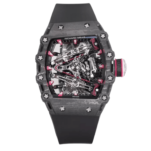 Richard Mille Bubba Watson Tourbillon RM38-02 42mm Carbon – 12A 1:1 Super Clone Watch