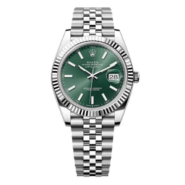 Rolex Datejust 126334 41mm Min Green Dial – 12A 1:1 Super Clone Watch