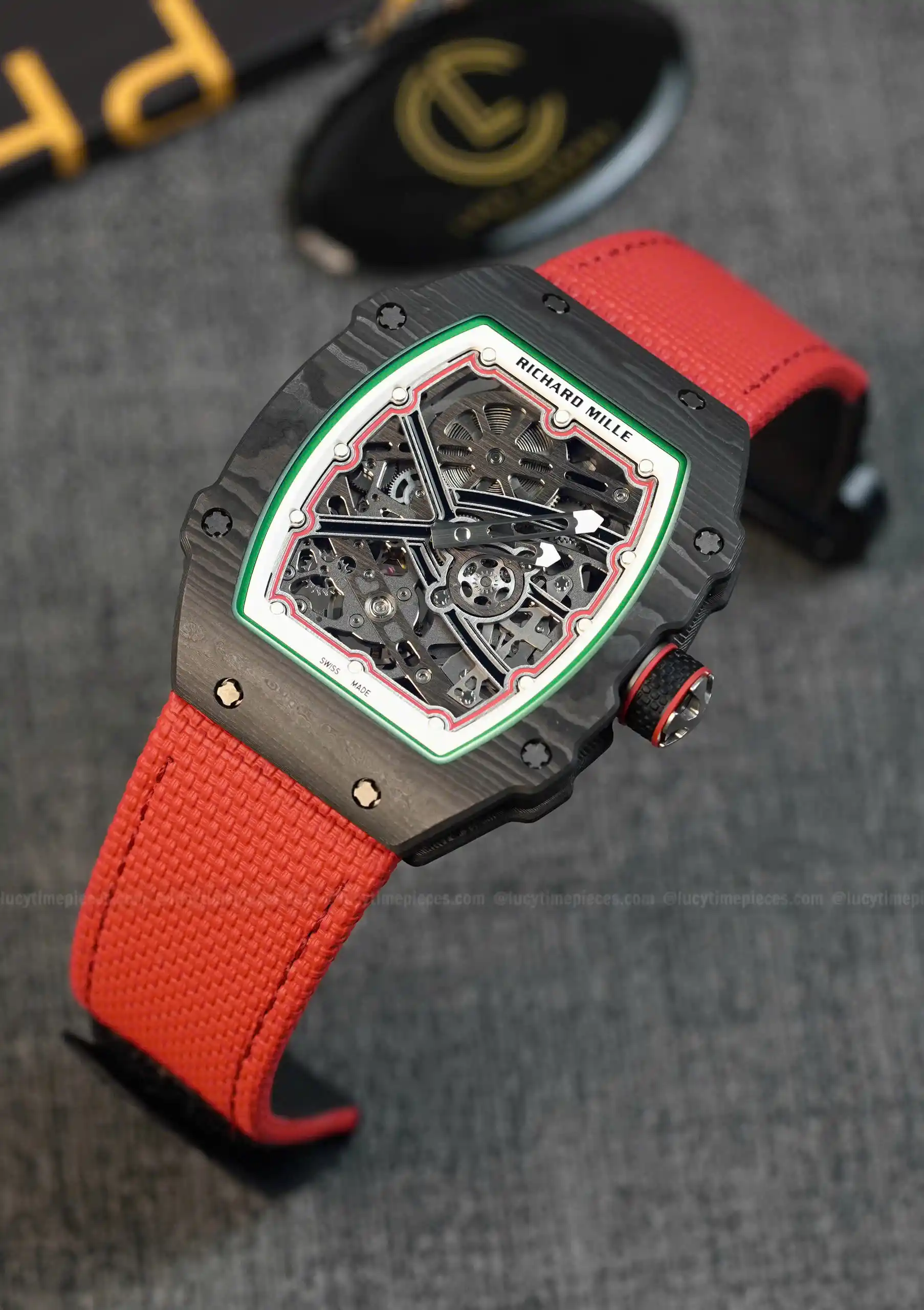 Richard Mille RM67-02 Italy Black Carbon TPT Italy Custom Modify – Handcrafted Version
