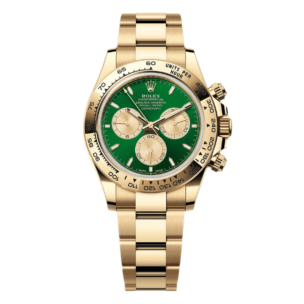Rolex Daytona Golden Green Mayer Dial 2025 Caliber 4131 – 12A 1:1 Super Clone Watch