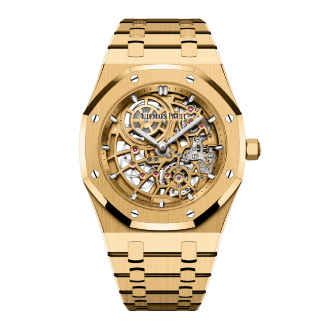 Audemars Piguet Royal Oak Jumbo Extra-thin Openworked 16204BA.OO.1240BA.01 39mm – 12A 1:1 Super Clone Watch