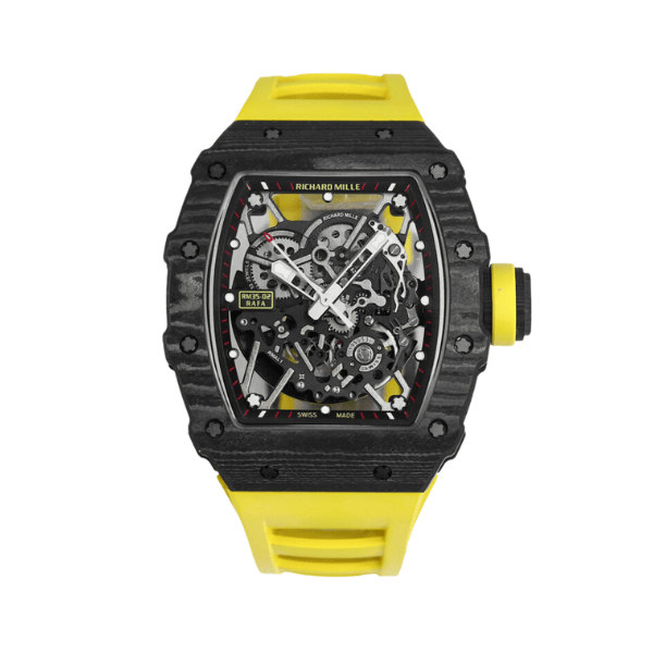 Richard Mille RM35-02 Rafael Nadal Yellow 44mm – 12A 1:1 Super Clone Watch