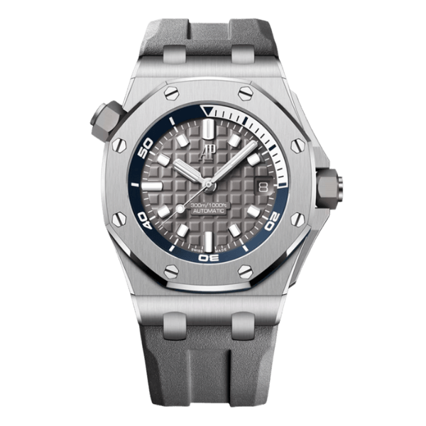 Audemars Piguet Royal Oak Offshore Diver 15720ST 42mm Stainless Steel Grey Dial – 12A 1:1 Super Clone Watch