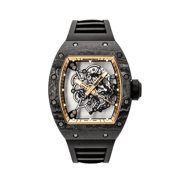 Richard Mille RM055 Asia Manual Winding Bubba Watson 42MM Carbon – 12A 1:1 Super Clone Watch