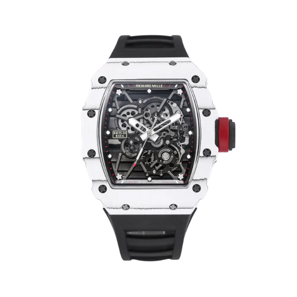 Richard Mille RM35-01 Rafa Cacbon NTPT Black Strap 42mm – 12A 1:1 Super Clone Watch