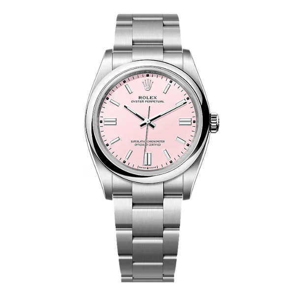 Rolex Oyster Perpetual 36mm 126000 Pink Candy Dial Steel – 12A 1:1 Super Clone Watch