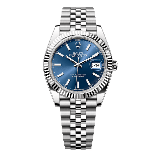 Rolex Datejust 41mm Silver Blue Dial 126334 – VIP Version