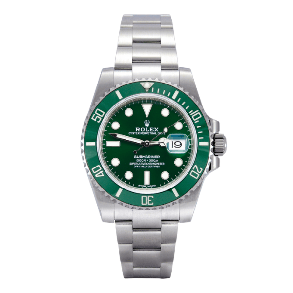 Rolex Submariner Date Hulk 116610LV 40mm Rubber Steel – 12A 1:1 Super Clone Watch