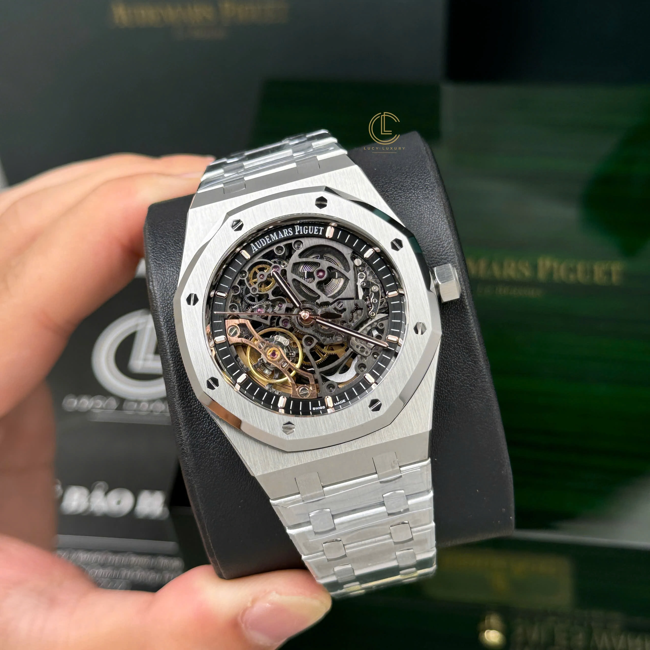 Audemars Piguet Royal Oak 15407ST.OO 41mm Skeleton Dial Steel V3 2026 Base – 12A 1:1 Super Clone Watch