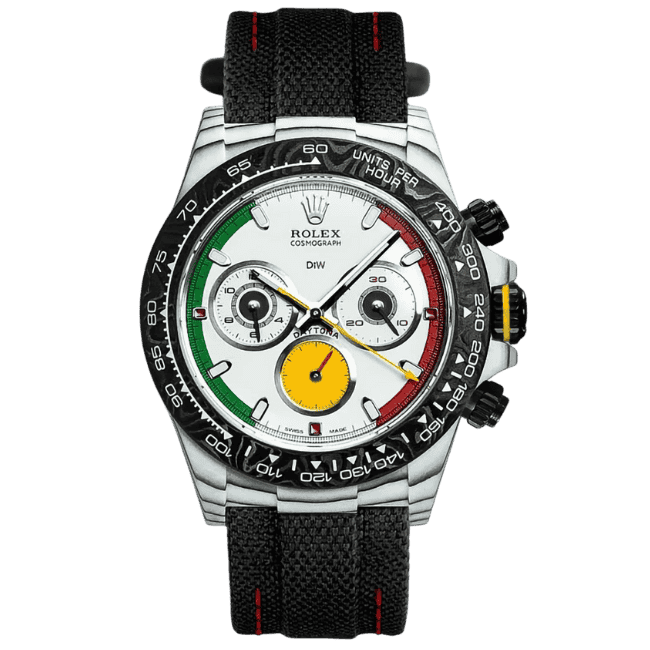 Rolex Daytona FERRARI Buy CarboQuartz DiW 40mm – 12A 1:1 Super Clone Watch