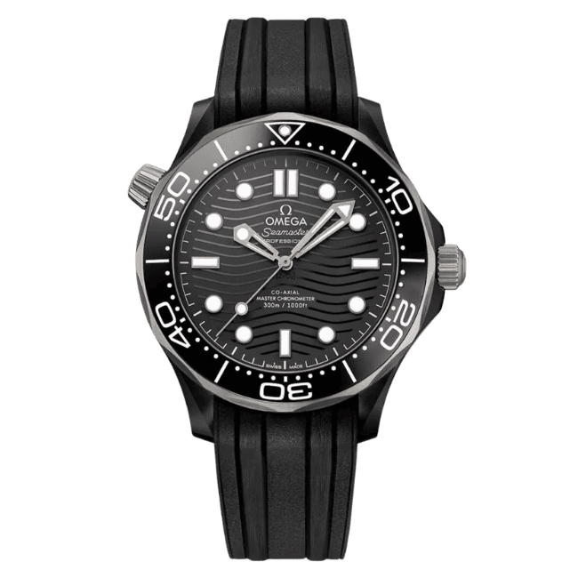 Omega Seamaster Diver 300M Co‑Axial Master Chronometer 210.92.44.20.01.001 Black Dial Ceramic 42mm – 12A 1:1 Super Clone Watch