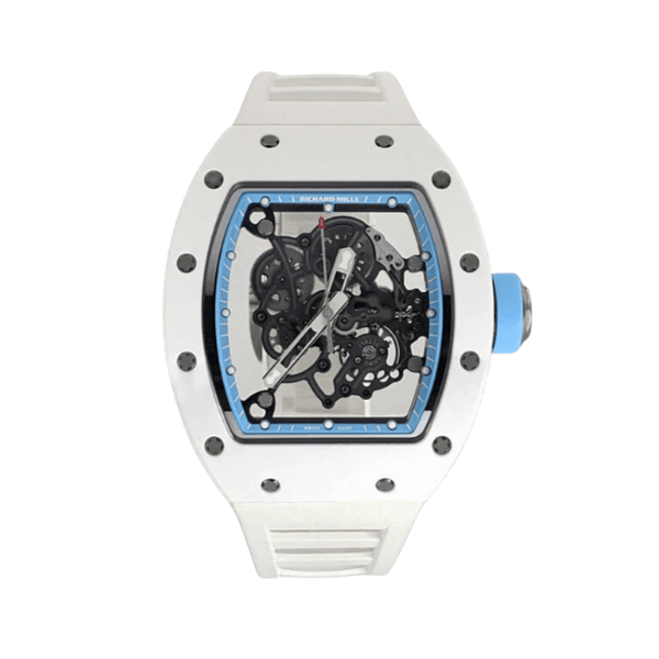 Richard Mille RM055 BLUE 42mm Ceramic – 12A 1:1 Super Clone Watch