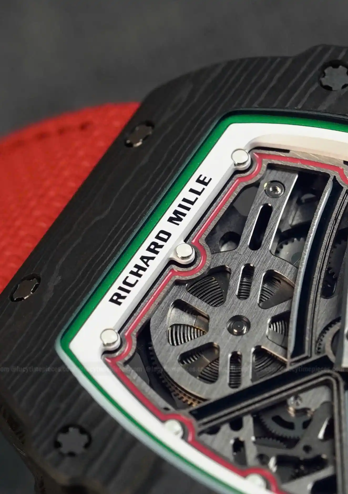 Richard Mille RM67-02 Italy Black Carbon TPT Italy Custom Modify – Handcrafted Version