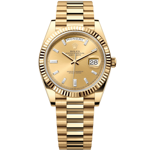 Rolex Day Date M228238-0005 40mm “champagne” – 12A 1:1 Super Clone Watch