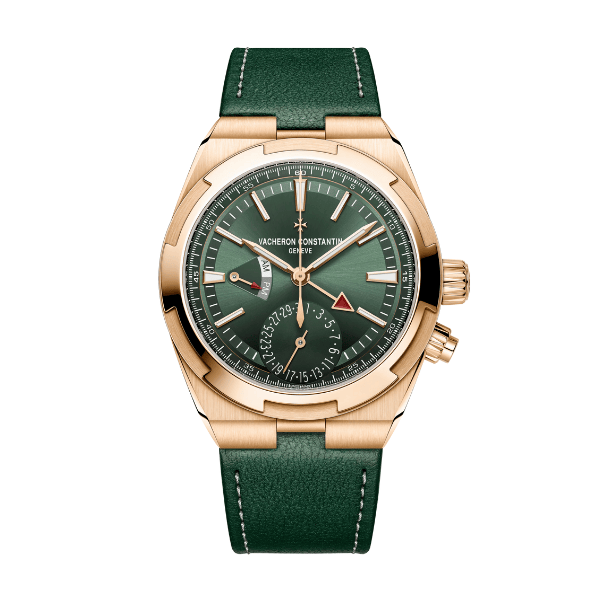 Vacheron Constantin Overseas Dual Time 7900V 41mm Green Dial Rose Gold – 12A 1:1 Super Clone Watch