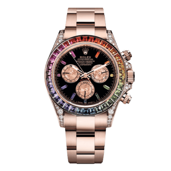Rolex Cosmograph Daytona 116595RBOW 40mm Caliber 4130 – 12A 1:1 Super Clone Watch