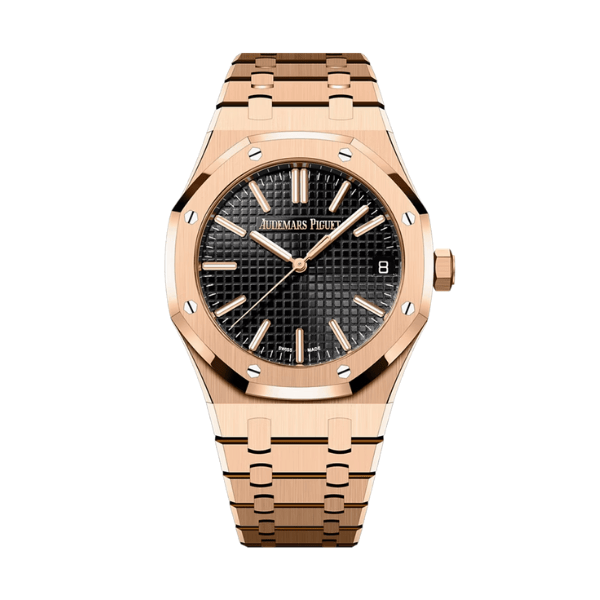 Audemars Piguet Royal Oak Selfwinding 15400OR 41mm Black Dial Rose Gold – 12A 1:1 Super Clone Watch