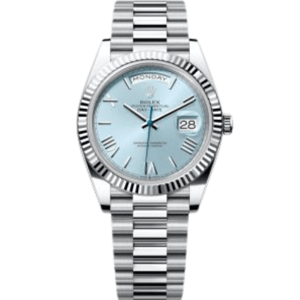 Rolex Day Date M228236-0012 “ICE Blue” 40mm – 12A 1:1 Super Clone Watch