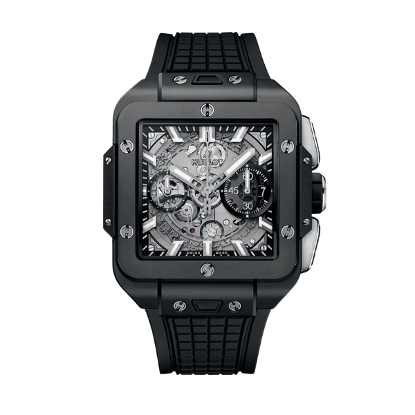 Hublot Square Bang Unico 821.CI.0170.RX 821CI0170RX 42mm Black Dial Ceramic – 12A 1:1 Super Clone Watch