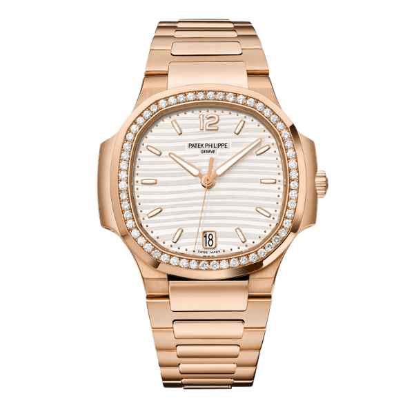 Patek Philippe Nautilus 7118/1R-011 32.5mm White Dial Rose Gold – 12A 1:1 Super Clone Watch