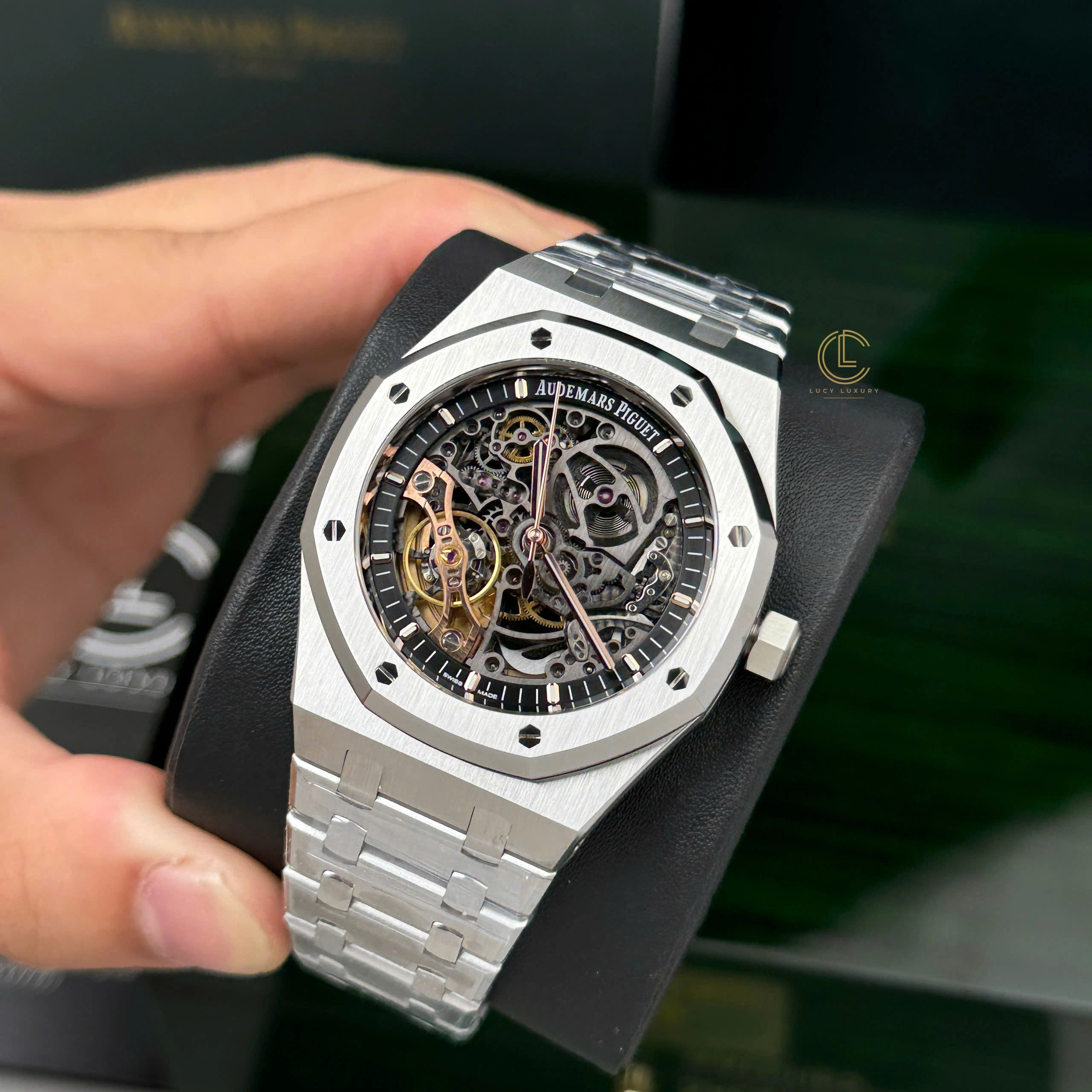 Audemars Piguet Royal Oak 15407ST.OO 41mm Skeleton Dial Steel V3 2026 Base – 12A 1:1 Super Clone Watch