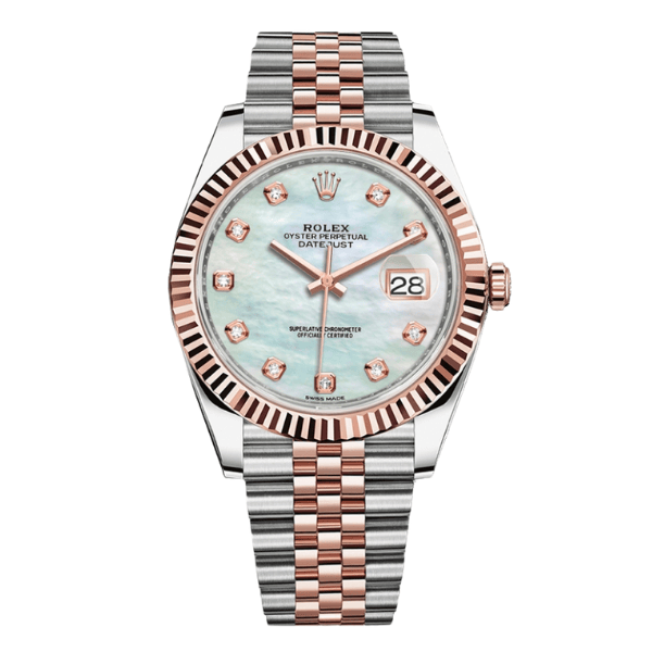 Rolex datejust 126331-0014 41mm MOP Dial Rose Gold Steel – 12A 1:1 Super Clone Watch