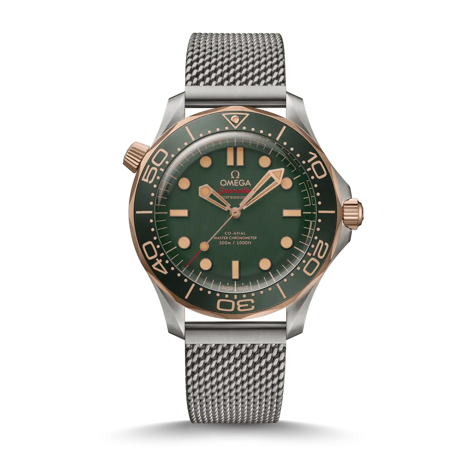 Omega Seamaster Diver 300M “James Bond 007″ 210.90.42.20.10.001 42MM Bronze Gold Titanium – 12A 1:1 Super Clone Watch